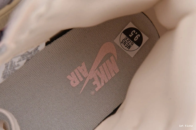 1st Kicks Shoes 1619 jordan pink” retro air high GoodFit fd2596- 1 og “washed 1109